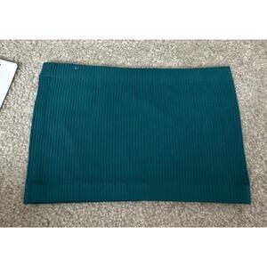 Aura ribbed Deep Teal bandeau top Women’s Size Medium/Large Brand New Nwts